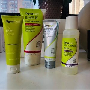 Deva Curl bundle hair care package 4 items